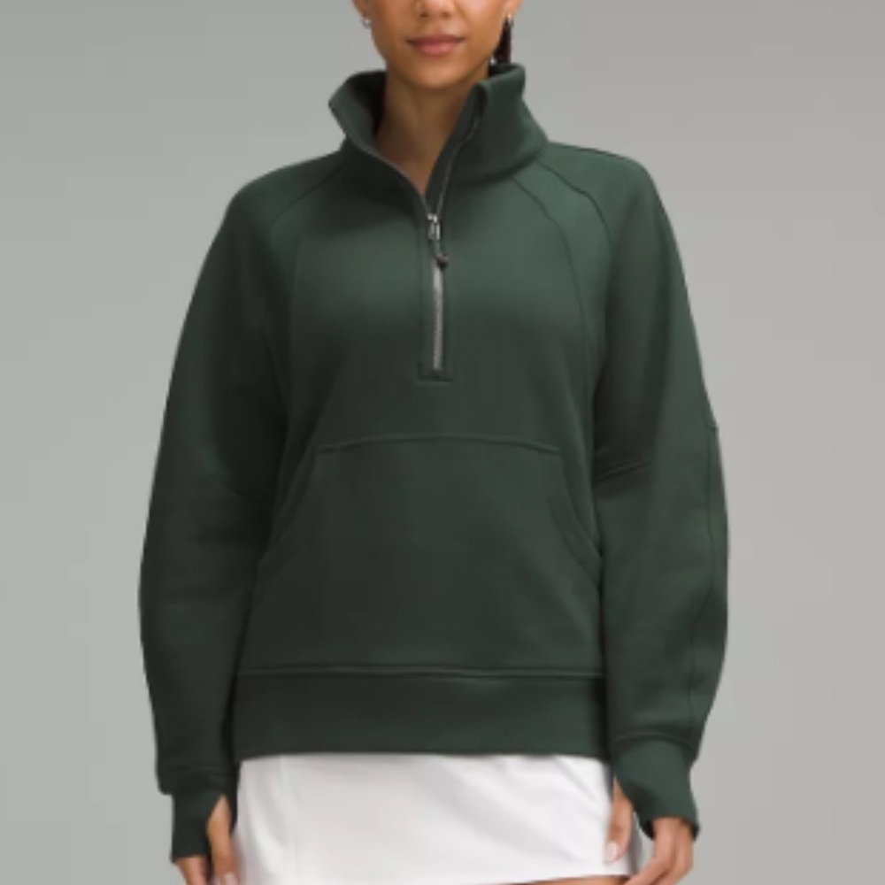 Lululemon Scuba Oversized Funnel-Neck
Half Zip *Long
Colour Legacy Green